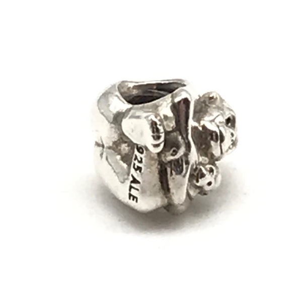 Pandora Mother & Baby Monkey Animal Rare Retired Bead Chadm - Picture 3 of 4